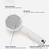 Self-Cleaning Cat Grooming Brush