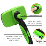 EasyGroom Self Cleaning Slicker Brush