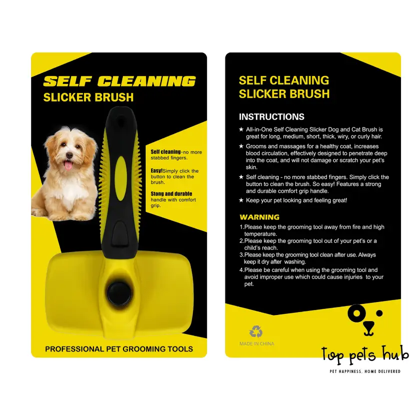 EasyGroom Self Cleaning Slicker Brush