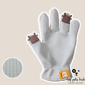 2-in-1 Pet Grooming and Massage Gloves