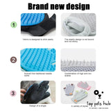 2-in-1 Pet Grooming and Massage Gloves