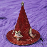 Halloween Witch Hat Dog Hairpin