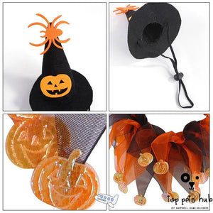 Witch Hat Pet Collar