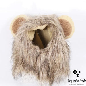 Lion to Ghost Halloween Pet Costume