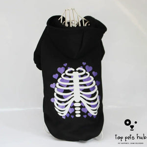 Warm Halloween Pet Fleece Clothes