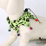 Skull Pattern Pet Hat and Scarf Set