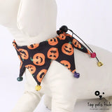 Skull Pattern Pet Hat and Scarf Set