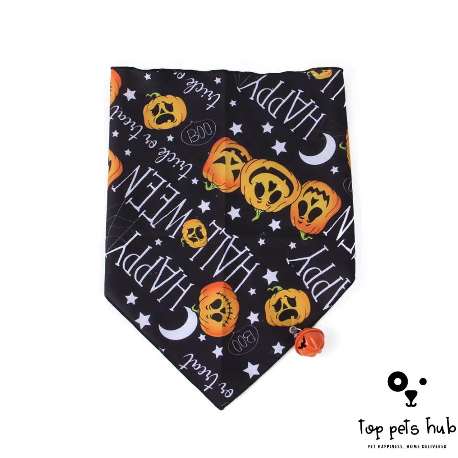 Halloween Print Triangle Saliva Towel