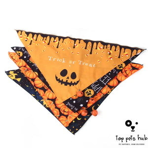 Halloween Print Triangle Saliva Towel