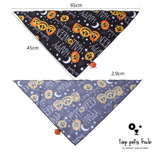 Halloween Print Triangle Saliva Towel