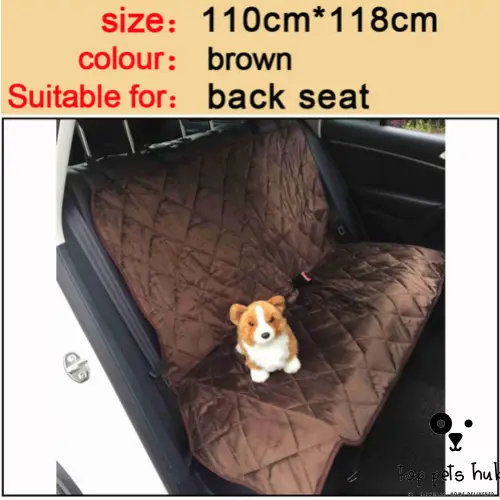 Waterproof Dog Car Seat Cover