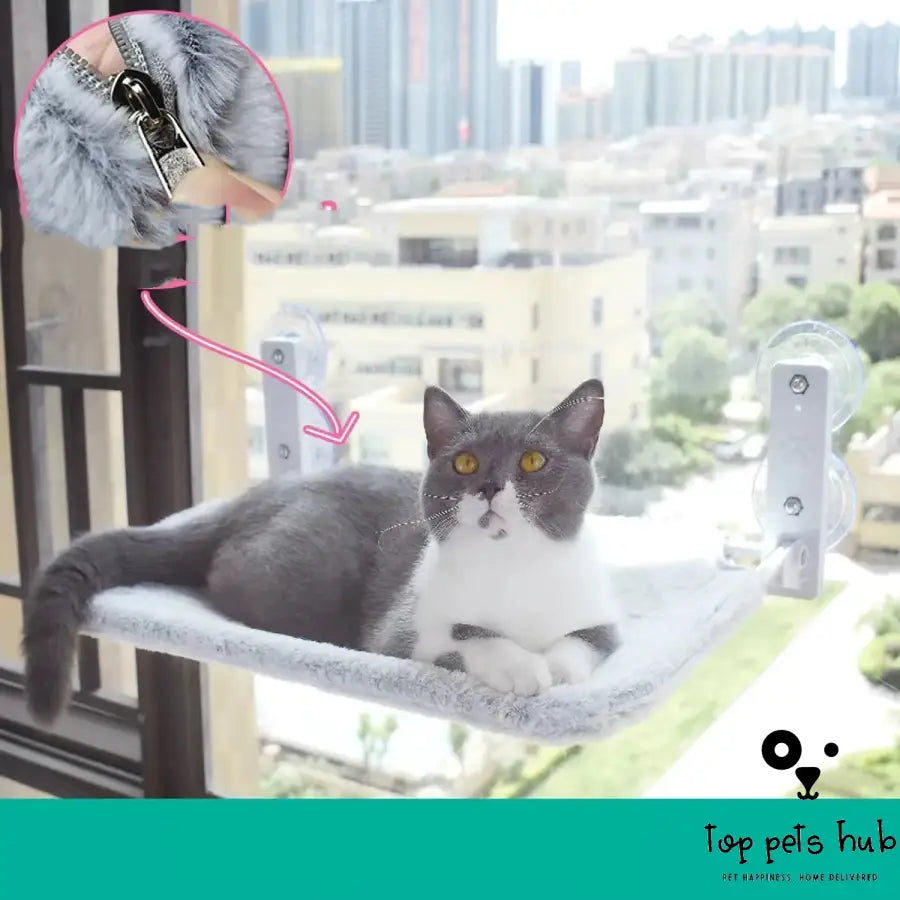 PurrView Cat Window Hammock with Suction Cups