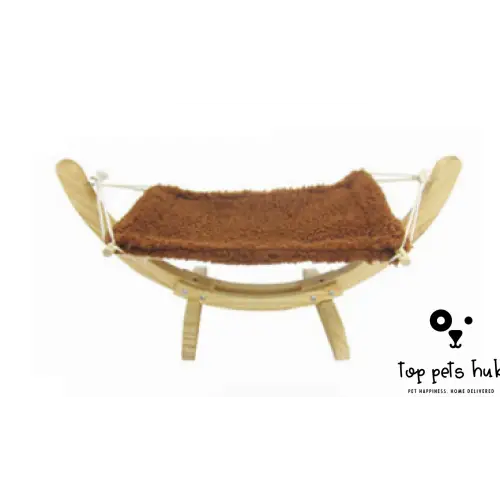 CozyCat Wooden Hammock Bed for Cats