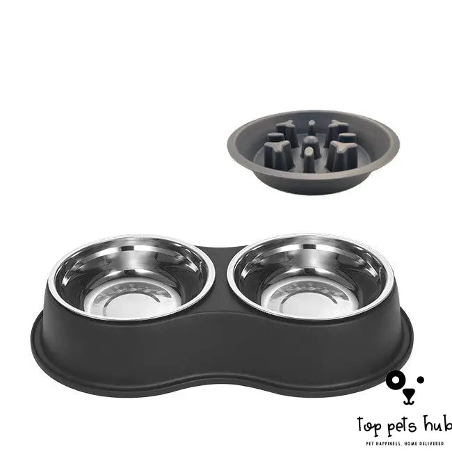 Removable Slow Feeding Pet Bowl