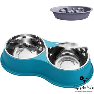 Removable Slow Feeding Pet Bowl