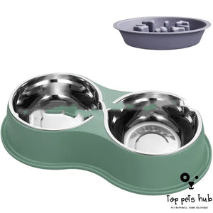 Removable Slow Feeding Pet Bowl