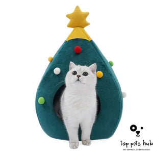 Christmas Tree Pet Bed