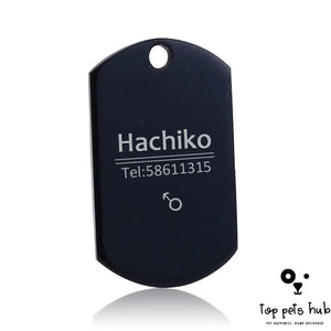 Personalized Titanium Steel Pet Tag