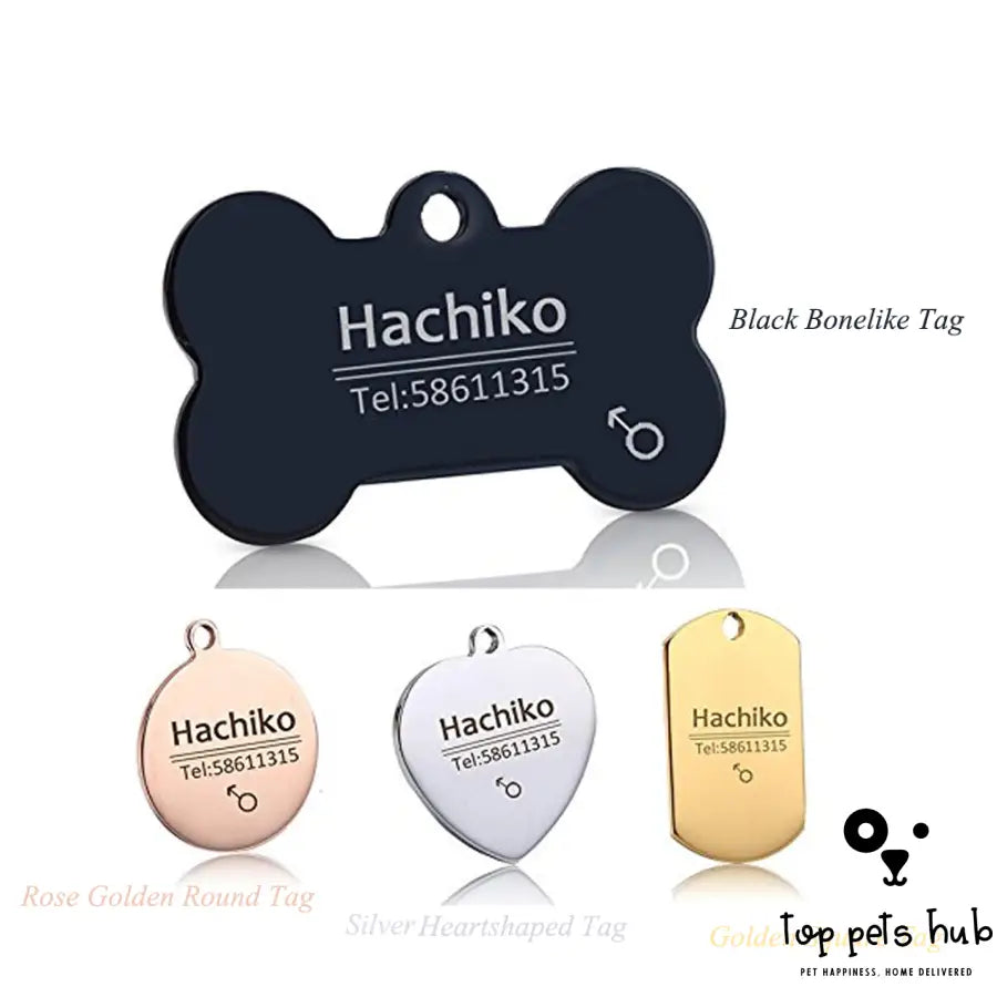 Personalized Titanium Steel Pet Tag