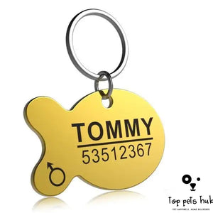 Personalized Titanium Steel Pet Tag