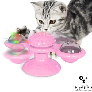 Rotating Windmill Cat Toy