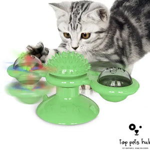 Rotating Windmill Cat Toy