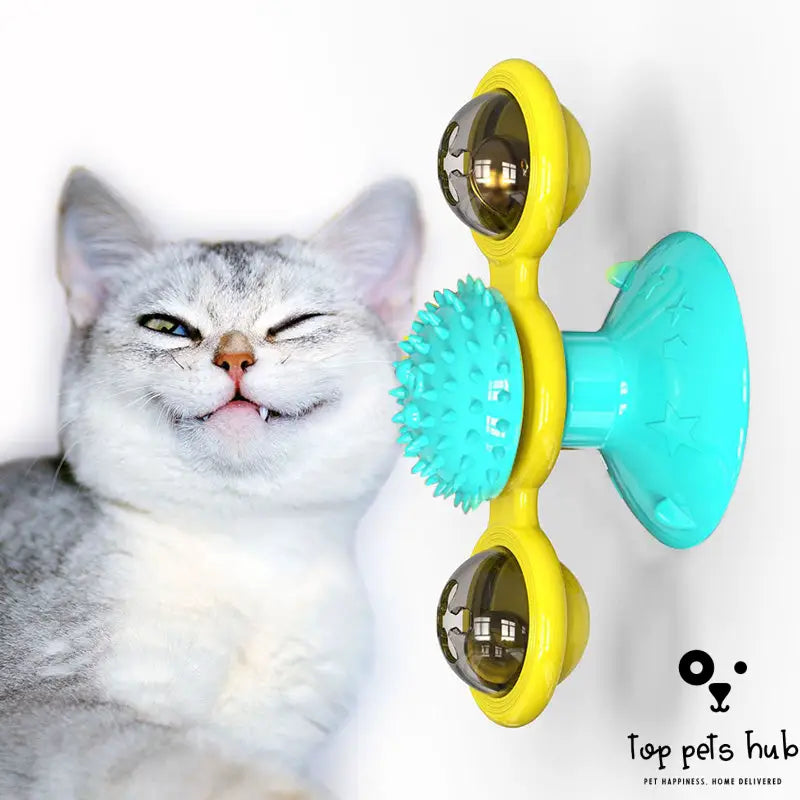 Rotating Windmill Cat Toy