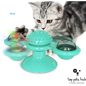 Rotating Windmill Cat Toy