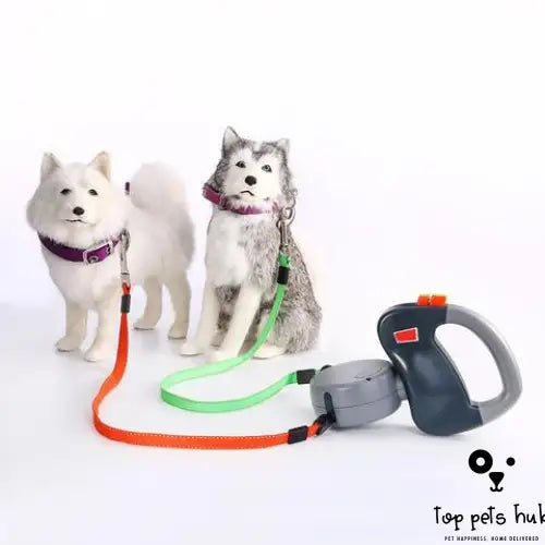 Dual Retractable Dog Leash