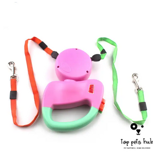 Dual Retractable Dog Leash