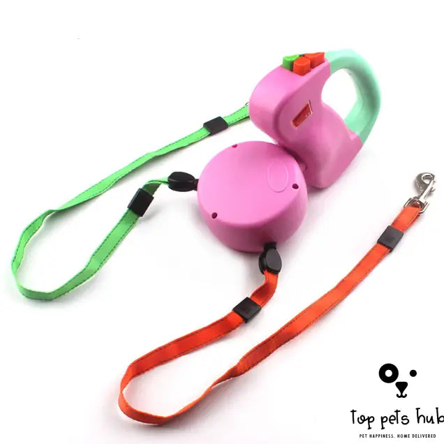 Dual Retractable Dog Leash