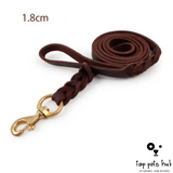 First Layer Leather Dog Leash for Large Dogs