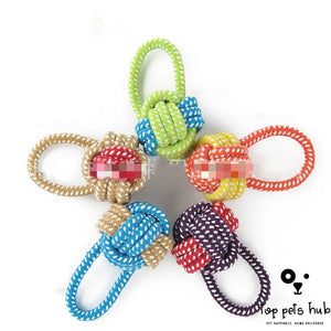 Knitted Dog Leash Toys