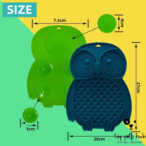 Interactive Owl Licking Mat