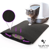 Honeycomb Double Layer Cat Litter Mat