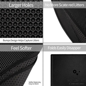 Honeycomb Double Layer Cat Litter Mat