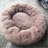 CozyNest Round Long Hairy Cat Mattress