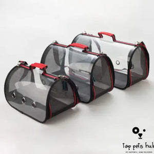 Transparent Pet Messenger Bag