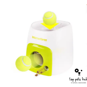 Smart Pet Feeder with Tennis Ball Throwing Device