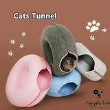 Four Seasons Cat Nest with Interactive Tunnel