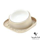 Pet Ceramic Eating Bowl Wide Mouth Neck Protection Products