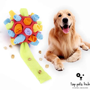Sniff&Snack Puzzle Ball - Enrichment Nose Pad Toy for Dogs