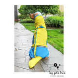 All-Inclusive Waterproof Pet Dog Raincoat with Tail