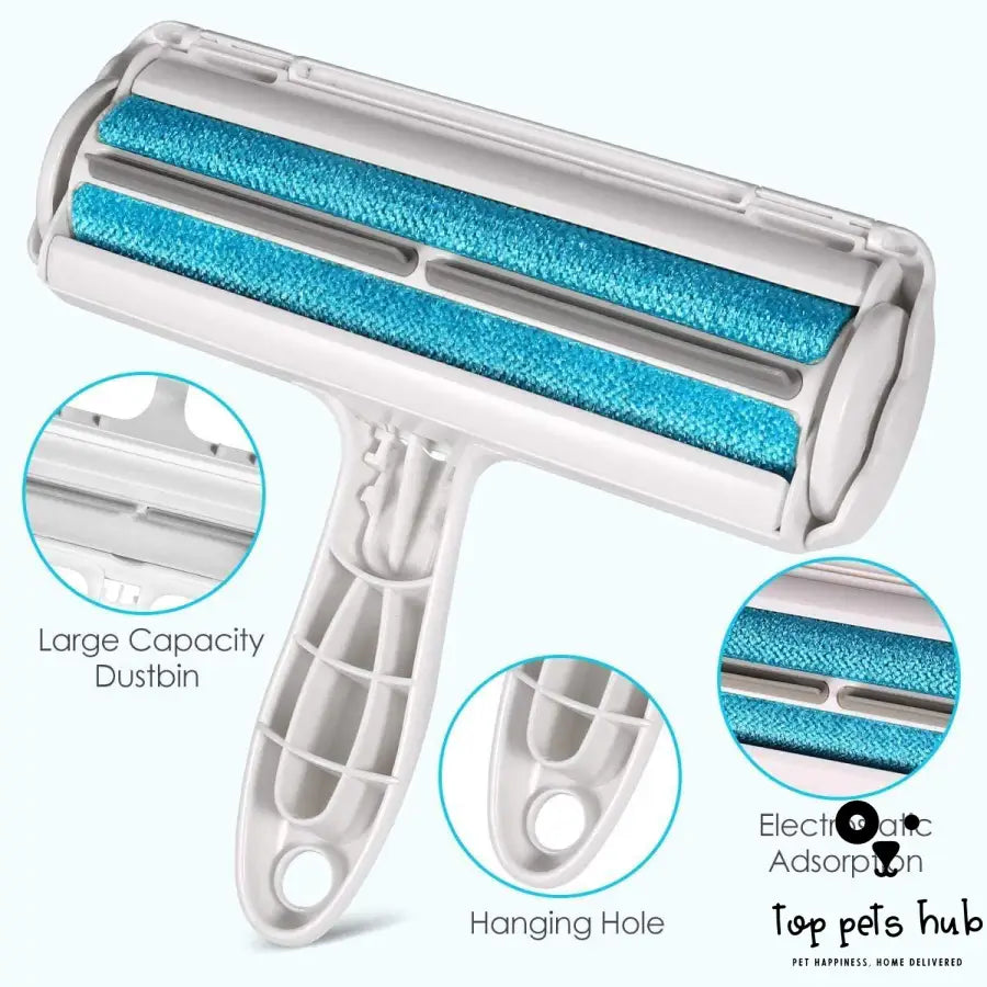 2-Way Pet Hair Roller Remover and Lint Brush