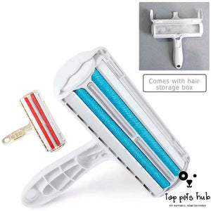 2-Way Pet Hair Roller Remover and Lint Brush