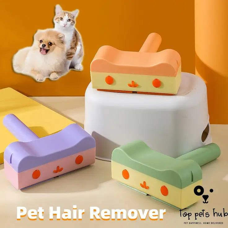 2-Way Pet Hair Roller Remover and Lint Brush