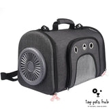 Ventilated Pet Out Bag with Fan