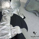 Funny Bat Silver Pet Coat