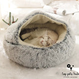 Plush Round Pet Bed