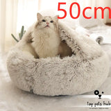 Plush Round Pet Bed